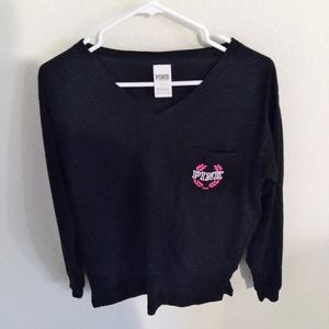 Women's black pink long sleeve